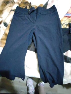 Classic Black Women's Wide-Leg Pants